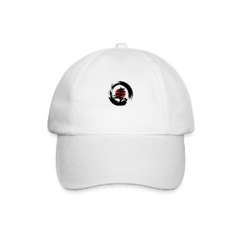 Japanischer Bonsaibaum Zen Enso - Baseballkappe - Weiß/Weiß - Vorne
