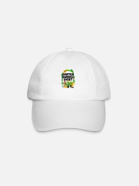 Garten Buddel Shirt Gärtnerin Gärtner Geschenk - Baseballkappe - Weiß/Weiß