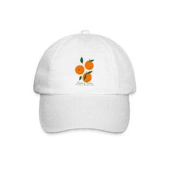 Exotic Fruits / Oranges - Baseballkappe - Weiß/Weiß - Vorne