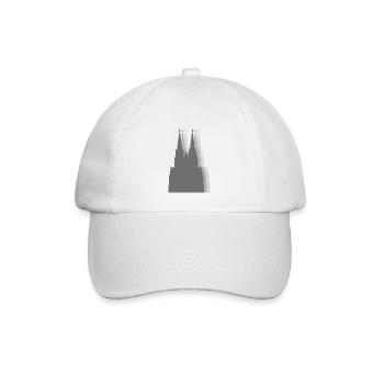 Der Dom - Baseballkappe - Weiß/Weiß - Vorne