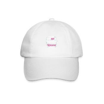 Psychotische Godmutter Lustige Person Geschenk - Baseballkappe - Weiß/Weiß - Vorne