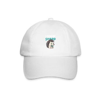 Schauen Sie scharf aus Mode-Ikone Gift - Baseballkappe - Weiß/Weiß - Vorne