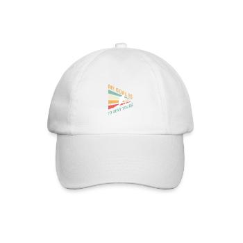 Deine leugnen Entschlossene Person Gift - Baseballkappe - Weiß/Weiß - Vorne