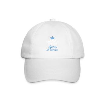 Ich kann nicht beruhigen, es ist meine Söhne 1. Bd - Baseballkappe - Weiß/Weiß - Vorne