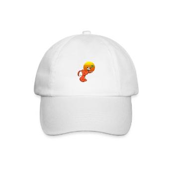 Panda Hilfe Gefüllter Spielzeug-Sammler Geschenk - Baseballkappe - Weiß/Weiß - Vorne