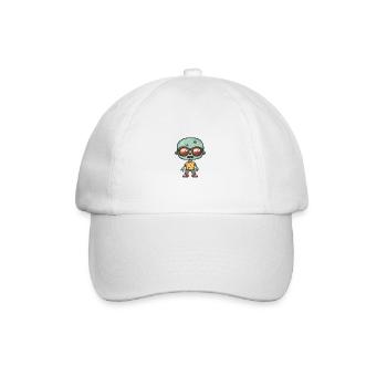 Zombie Halloween Cool - Baseballkappe - Weiß/Weiß - Vorne