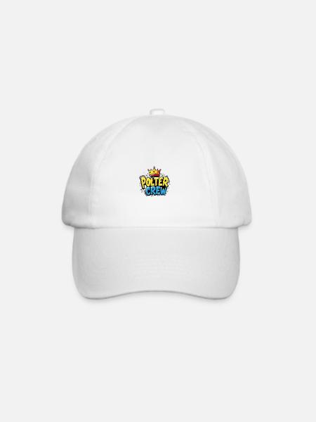 Polter Crew - Baseballkappe - Weiß/Weiß