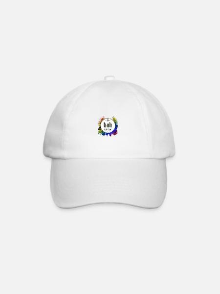 Bali Crew Bunt - Baseballkappe - Weiß/Weiß
