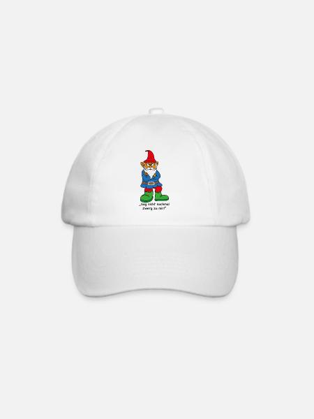 Wütender Zwerg - Baseballkappe - Weiß/Weiß