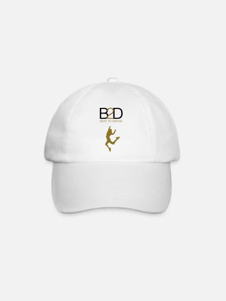 born to dance (woman) - Baseballkappe - Weiß/Weiß