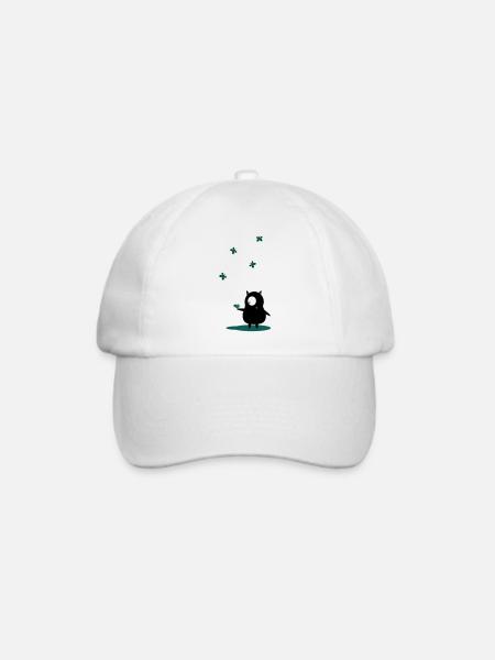 schmetterlinge - Baseballkappe - Weiß/Weiß