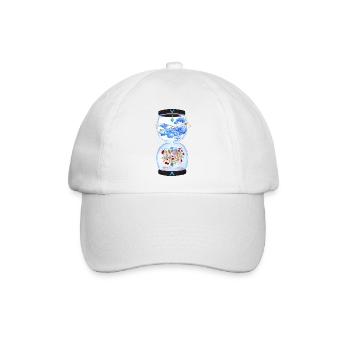 Der Hügel der Rosen - Baseballkappe - Weiß/Weiß - Vorne