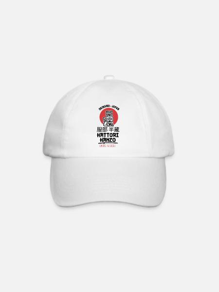 hattori hanzo okinawa - Baseballkappe - Weiß/Weiß