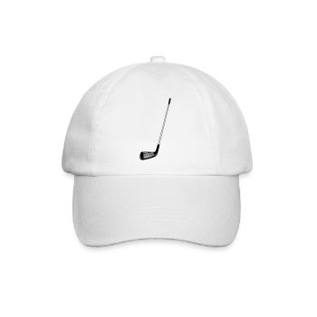 Golfschläger - Baseballkappe - Weiß/Weiß - Vorne