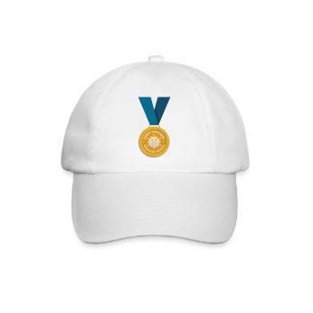 TAPFERKEITS-MEDAILLE Covid-19 - Baseballkappe - Weiß/Weiß - Vorne