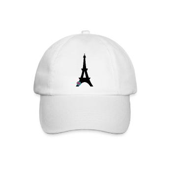 - PARIS. HAUPTSTADT. STADT. Frankreich. PARISER. PARIS - Baseballkappe - Weiß/Weiß - Vorne