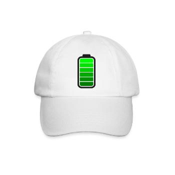 FULL BATTERY - Black - Baseballkappe - Weiß/Weiß - Vorne