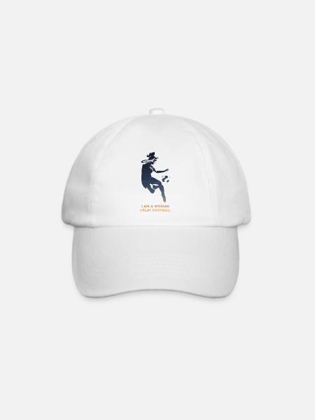 Frauenfußball - Baseballkappe - Weiß/Weiß