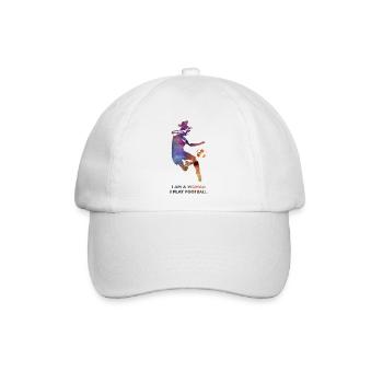Frauenfußball - Baseballkappe - Weiß/Weiß - Vorne