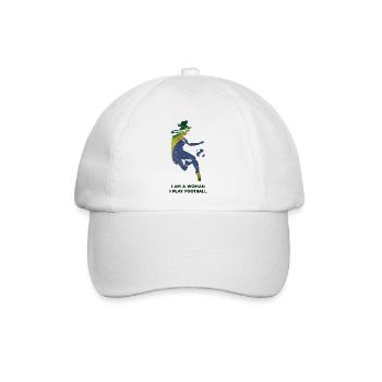 Frauenfußball - Baseballkappe - Weiß/Weiß - Vorne