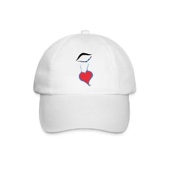 WEINEN SIE EINE LIEBE - Baseballkappe - Weiß/Weiß - Vorne