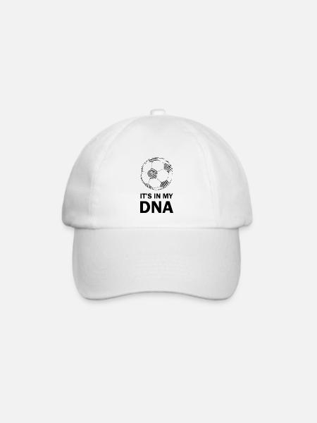 Fußball Soccer - Baseballkappe - Weiß/Weiß
