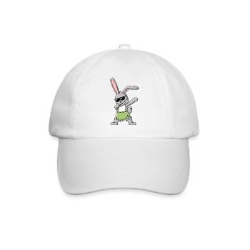 DAB TANZ HASE T-SHIRT - Baseballkappe - Weiß/Weiß - Vorne