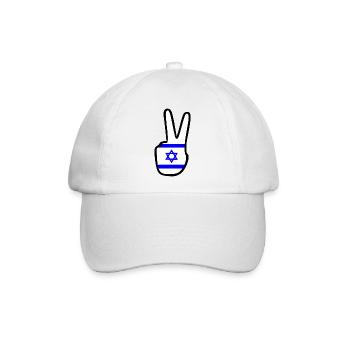 Israel - Baseballkappe - Weiß/Weiß - Vorne