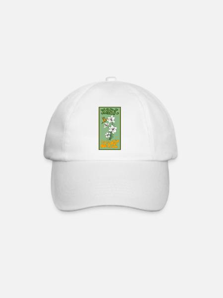 Natur - Baseballkappe - Weiß/Weiß
