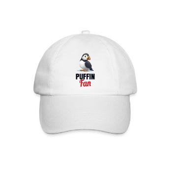 Papageientaucher Küstenvögel Papageientaucher - Baseballkappe - Weiß/Weiß - Vorne