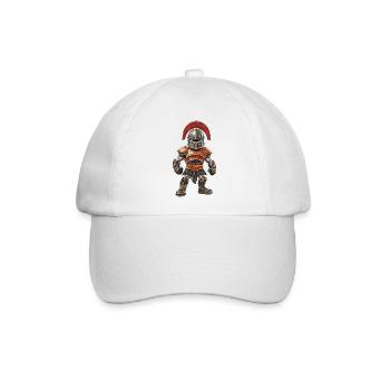 Spartaner Gladiator - Baseballkappe - Weiß/Weiß - Vorne