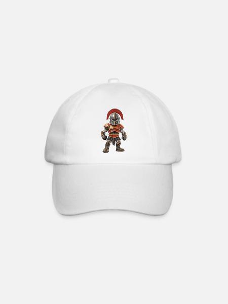 Spartaner Gladiator - Baseballkappe - Weiß/Weiß