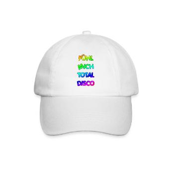 FÜHL MICH TOTAL DISCO - Baseballkappe - Weiß/Weiß - Vorne