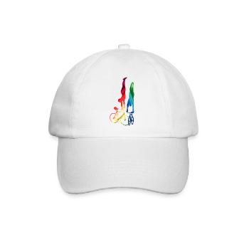 Kunstrad, Kunstradfahren, Hallenradsport - Baseballkappe - Weiß/Weiß - Vorne
