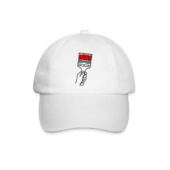 Maler - Baseballkappe - Weiß/Weiß - Vorne