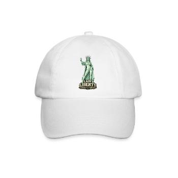  Lady Liberty Taking Back Her Freedom Moderne - Baseballkappe - Weiß/Weiß - Vorne