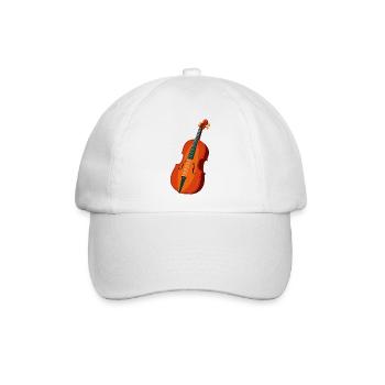 Kontrabass - Baseballkappe - Weiß/Weiß - Vorne