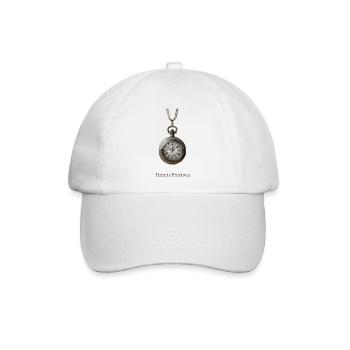 Antike Bronze-Taschenuhr - Baseballkappe - Weiß/Weiß - Vorne