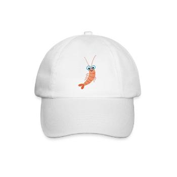 Garnele - Baseballkappe - Weiß/Weiß - Vorne