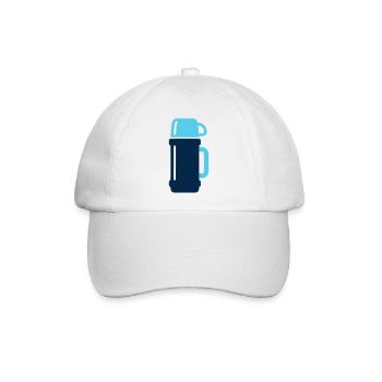 Thermoskanne Outdoor Icon - Baseballkappe - Weiß/Weiß - Vorne