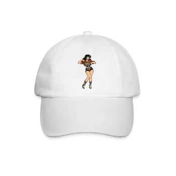 BIS AUF DIE KNOCHEN ABSTREIFEN - Baseballkappe - Weiß/Weiß - Vorne