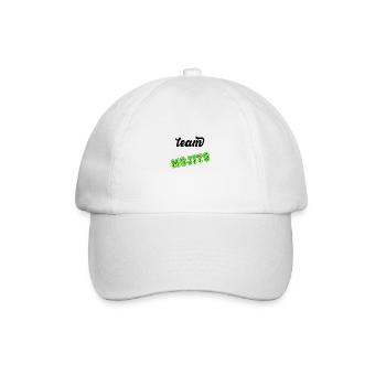 Team MOJITO - Baseballkappe - Weiß/Weiß - Vorne