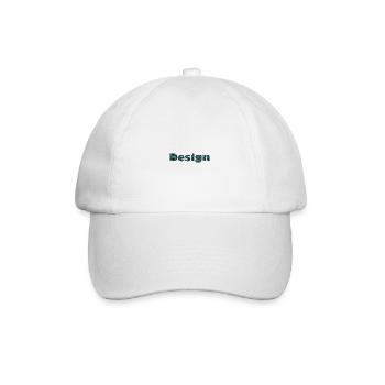 Design - Baseballkappe - Weiß/Weiß - Vorne