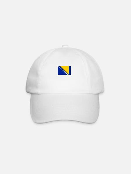 Bosnia and Herzegovina - Baseballkappe - Weiß/Weiß