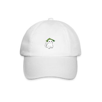 Regenschirm Netter Haustierbesitzer Geschenk - Baseballkappe - Weiß/Weiß - Vorne