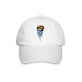 Snow Skull - Baseballkappe - Weiß/Weiß - Vorne
