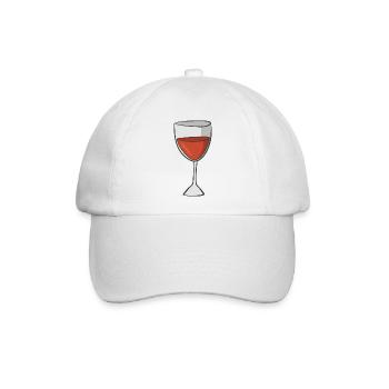 rotwein - Baseballkappe - Weiß/Weiß - Vorne