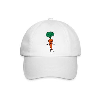 carrot - Baseballkappe - Weiß/Weiß - Vorne