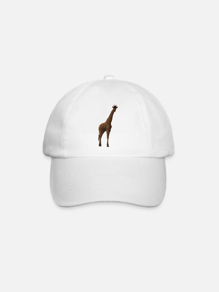 Giraffe - Baseballkappe - Weiß/Weiß