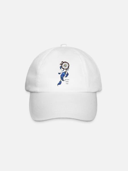 Traumfänger - Baseballkappe - Weiß/Weiß